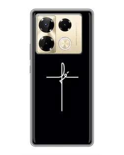 Чехол для Infinix Note 40 Pro с картинкой «Тонкий крест»