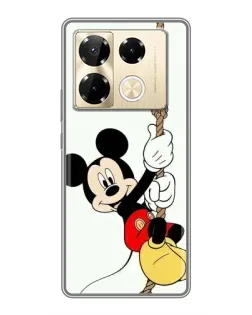Чехол для Infinix Note 40 Pro с картинкой «Mickey на канате»