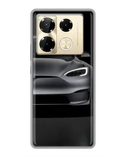 Чохол для Infinix Note 40 Pro з картинкою «Tesla Model S Look»