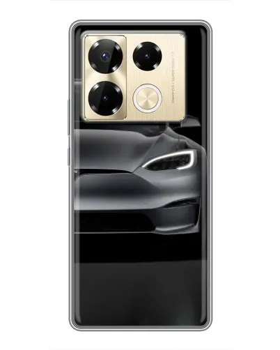 Чехол для Infinix Note 40 Pro с картинкой «Tesla Model S Look»