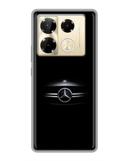 Чохол для Infinix Note 40 Pro з картинкою «Mercedes — абстрактні лінії»