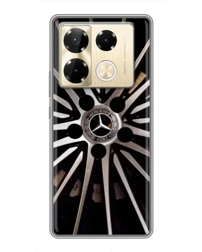 Чехол для Infinix Note 40 Pro с картинкой «Диск Mercedes»