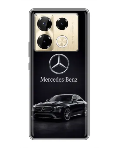 Чехол для Infinix Note 40 Pro с картинкой «Mercedes — решетка радиатора»