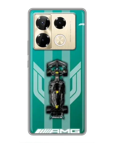 Чехол для Infinix Note 40 Pro с картинкой «Mercedes AMG Petronas»