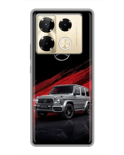 Чехол для Infinix Note 40 Pro с картинкой «Mercedes G-Class красный»