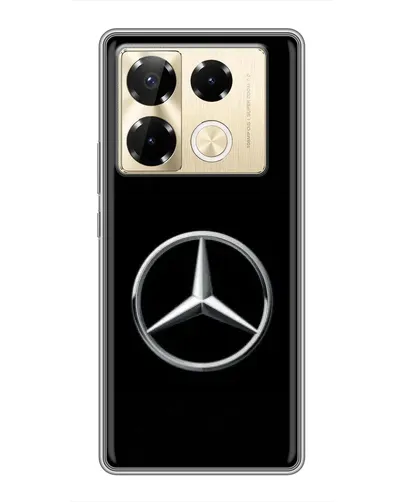 Чехол для Infinix Note 40 Pro с картинкой «Mercedes классический лого»