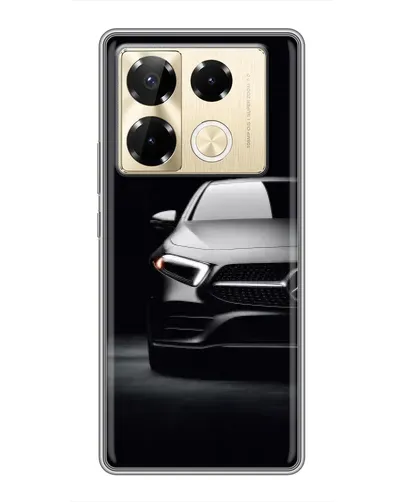 Чехол для Infinix Note 40 Pro с картинкой «Свет фар Mercedes»