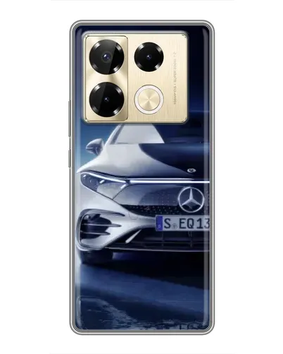 Чехол для Infinix Note 40 Pro с картинкой «Mercedes EQ — будущее»