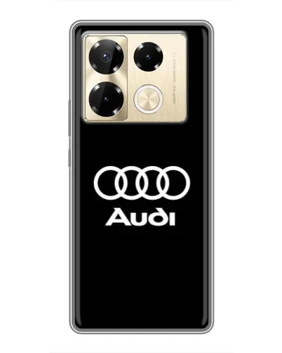 Чехол для Infinix Note 40 Pro с картинкой «Классическое лого Audi»