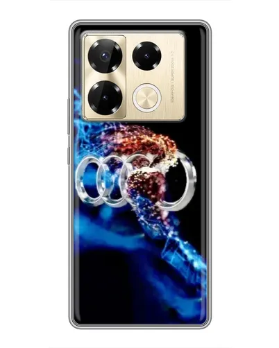 Чехол для Infinix Note 40 Pro с картинкой «Энергия лого Audi»