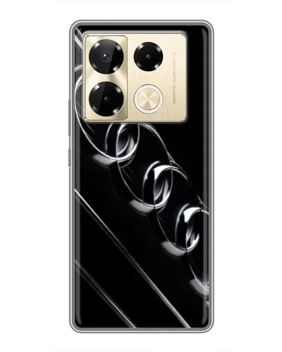 Чехол для Infinix Note 40 Pro с картинкой «Audi — абстрактные кольца»