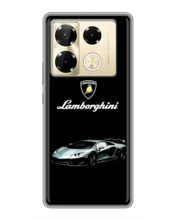 Чехол для Infinix Note 40 Pro с картинкой «Логотип Lamborghini классика»