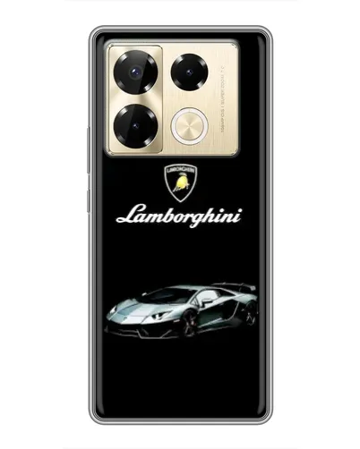 Чехол для Infinix Note 40 Pro с картинкой «Логотип Lamborghini классика»