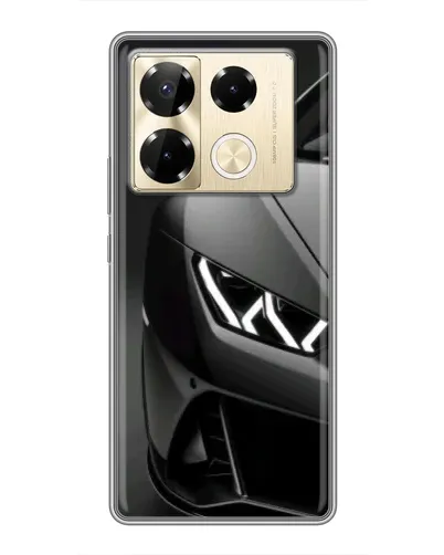 Чехол для Infinix Note 40 Pro с картинкой «Lamborghini фары детализация»