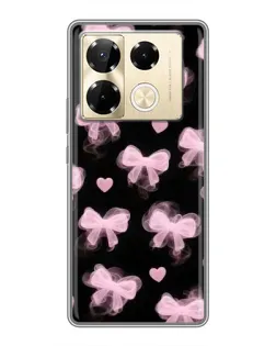 Чехол для Infinix Note 40 Pro с картинкой «Геометрия банта»