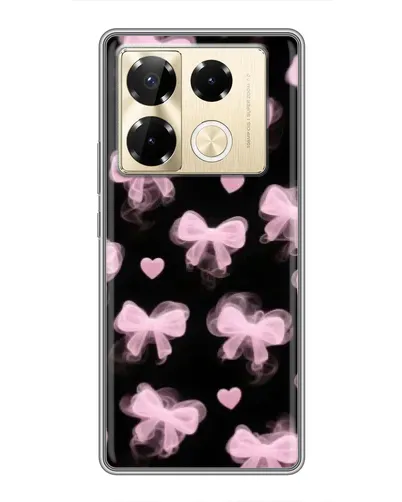 Чехол для Infinix Note 40 Pro с картинкой «Геометрия банта»