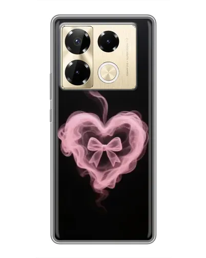 Чехол для Infinix Note 40 Pro с картинкой «Дымчатое сердце»