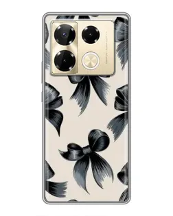 Чехол для Infinix Note 40 Pro с картинкой «Банты Coquette»