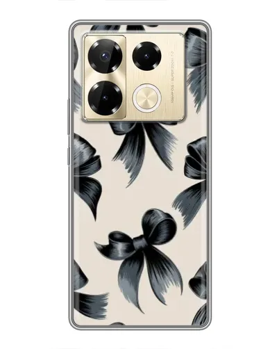 Чехол для Infinix Note 40 Pro с картинкой «Банты Coquette»