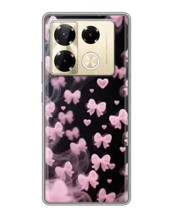 Чехол для Infinix Note 40 Pro с картинкой «Неоновое кружево»
