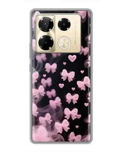 Чехол для Infinix Note 40 Pro с картинкой «Неоновое кружево»