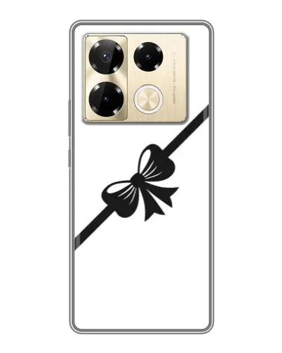 Чехол для Infinix Note 40 Pro с картинкой «Диагональный бант»