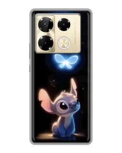Чехол для Infinix Note 40 Pro с картинкой «Сияющий Стич»