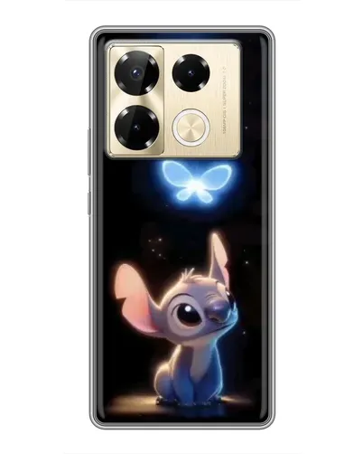 Чехол для Infinix Note 40 Pro с картинкой «Сияющий Стич»