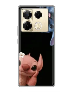 Чехол для Infinix Note 40 Pro с картинкой «Фиолетовый туман роз»