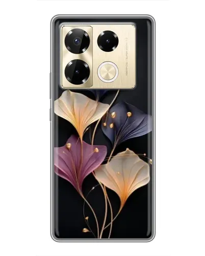 Чехол для Infinix Note 40 Pro с картинкой «Лиловые цветы грации»