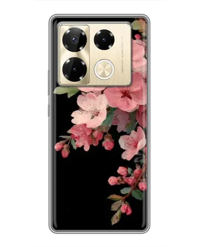 Чехол для Infinix Note 40 Pro с картинкой «Розовая ветка сакуры»