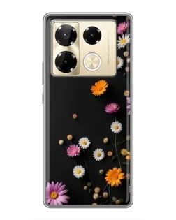 Чехол для Infinix Note 40 Pro с картинкой «Цветочная композиция»