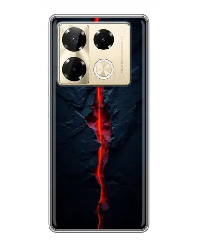 Чехол для Infinix Note 40 Pro с картинкой «Kрасная лавовая трещина» Чехол для Infinix Note 40 Pro с картинкой «Kрасная лавовая трещина»