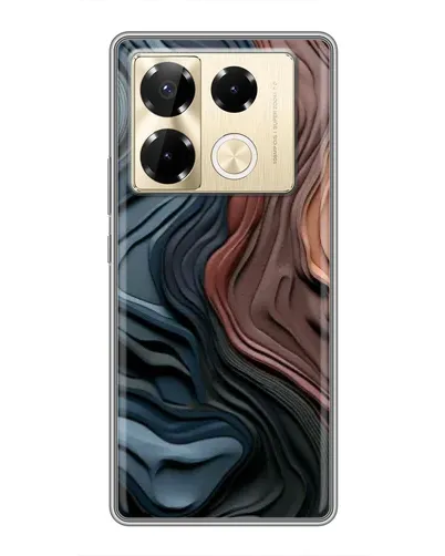 Чехол для Infinix Note 40 Pro с картинкой «Цветные волны каньона» Чехол для Infinix Note 40 Pro с картинкой «Цветные волны каньона»