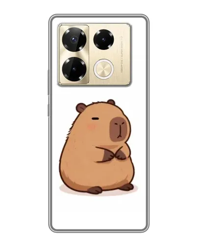 Чохол для Infinix Note 40 Pro з картинкою «Товстенька капібара»