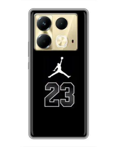 Чехол для Infinix Note 40 с картинкой «Jordan Flight 23»