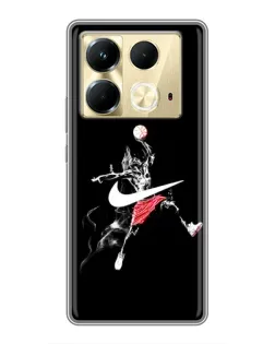 Чехол для Infinix Note 40 с картинкой «Jordan Jumpman»