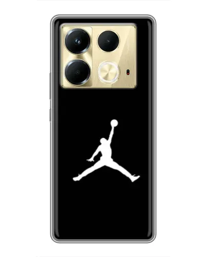 Чехол для Infinix Note 40 с картинкой «Jordan Silhouette»