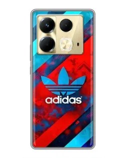 Чехол для Infinix Note 40 с картинкой «Абстракция Adidas»