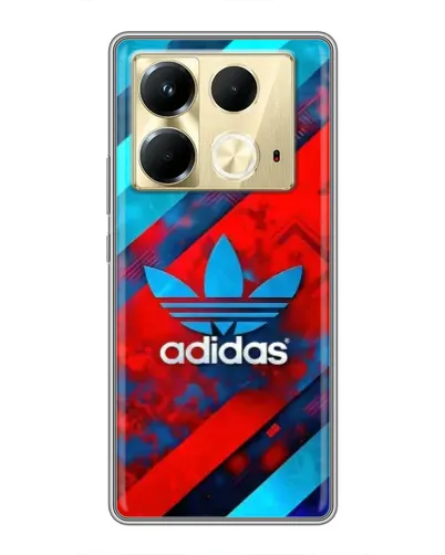 Чехол для Infinix Note 40 с картинкой «Абстракция Adidas»