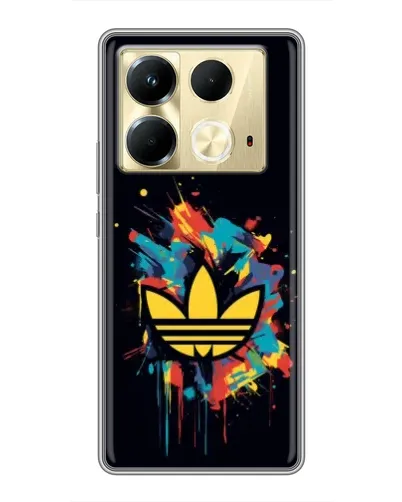 Чехол для Infinix Note 40 с картинкой «Adidas Splash»