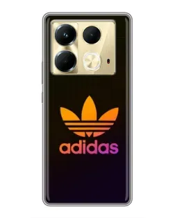 Чехол для Infinix Note 40 с картинкой «Градиент Adidas»