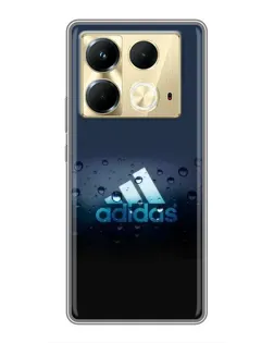 Чехол для Infinix Note 40 с картинкой «Adidas Water Drops»