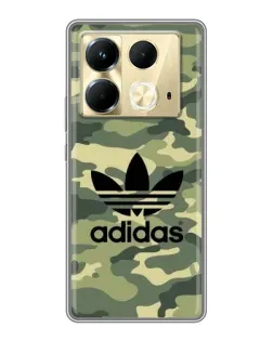 Чехол для Infinix Note 40 с картинкой «Милитари стиль Adidas»