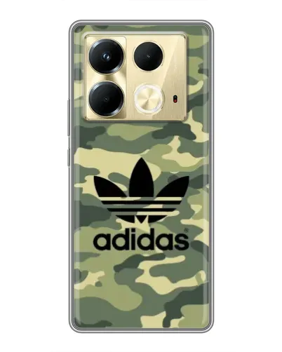 Чехол для Infinix Note 40 с картинкой «Милитари стиль Adidas»