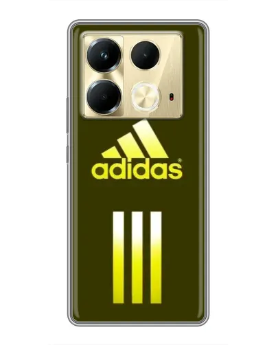 Чехол для Infinix Note 40 с картинкой «Оливковый градиент Adidas»
