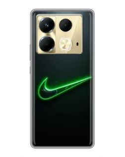 Чехол для Infinix Note 40 с картинкой «Неоновый контур Nike» Чехол для Infinix Note 40 с картинкой «Неоновый контур Nike»