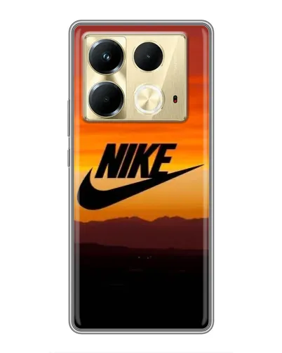 Чехол для Infinix Note 40 с картинкой «Nike — вечерний горизонт»