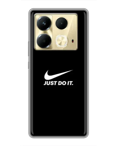 Чехол для Infinix Note 40 с картинкой «Минимализм от Nike»
