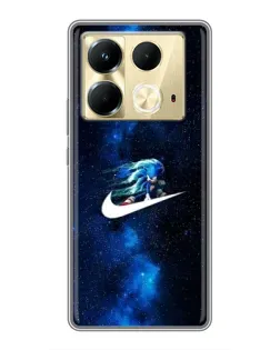 Чехол для Infinix Note 40 с картинкой «Звездный путь Nike»